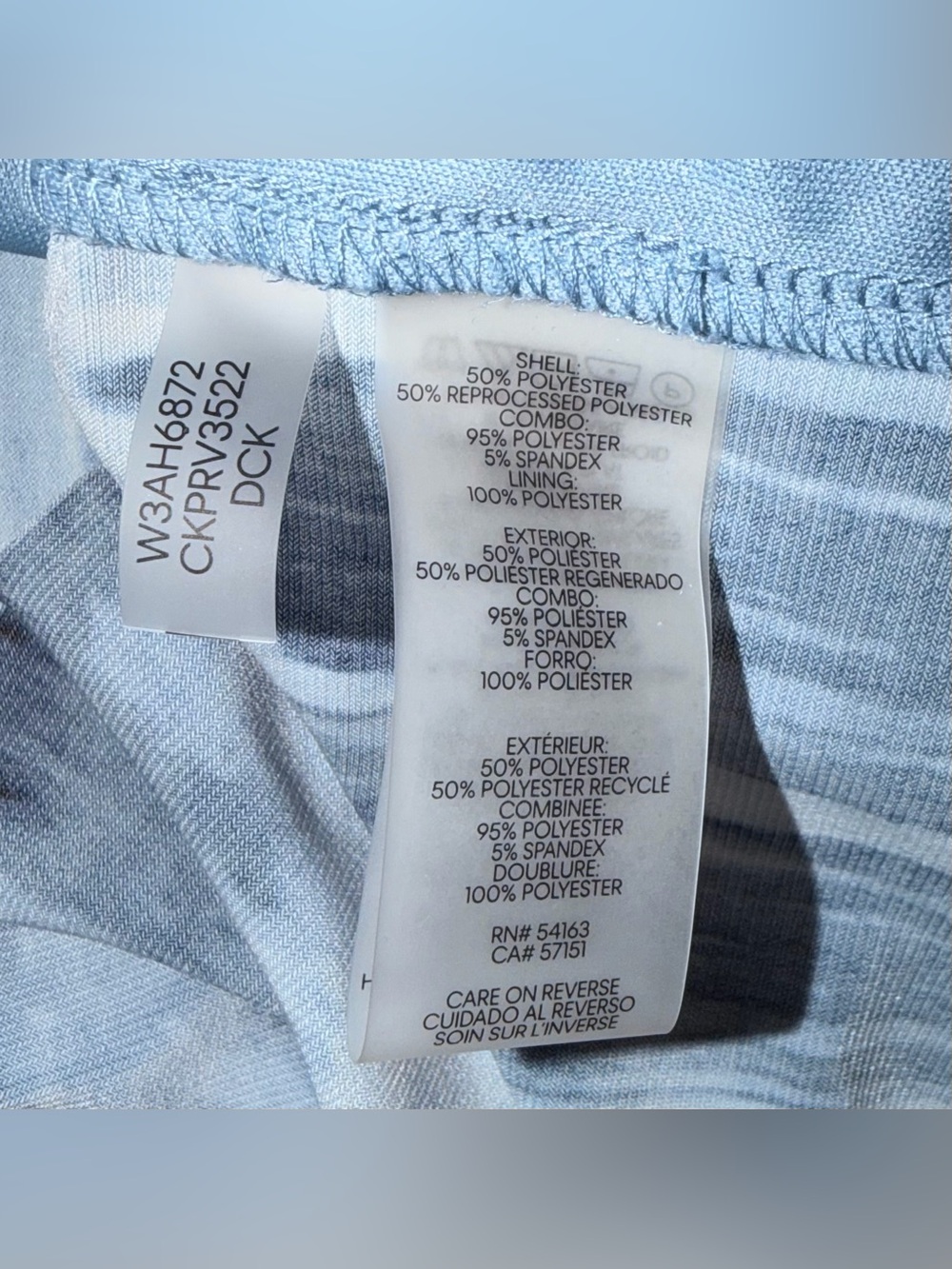 Calvin Klein Women's Everyday Crew Neck Printed Chiffon Sleeve Blouse Size 2X - Picture 14 of 16